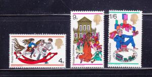 Great Britain 572-574 Set MNH Christmas (B)