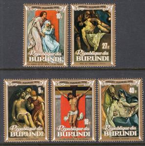 Burundi 444-448 Easter MNH VF