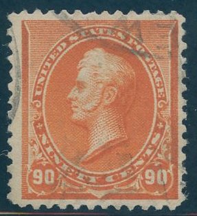 US Scott #229 Used, FVF