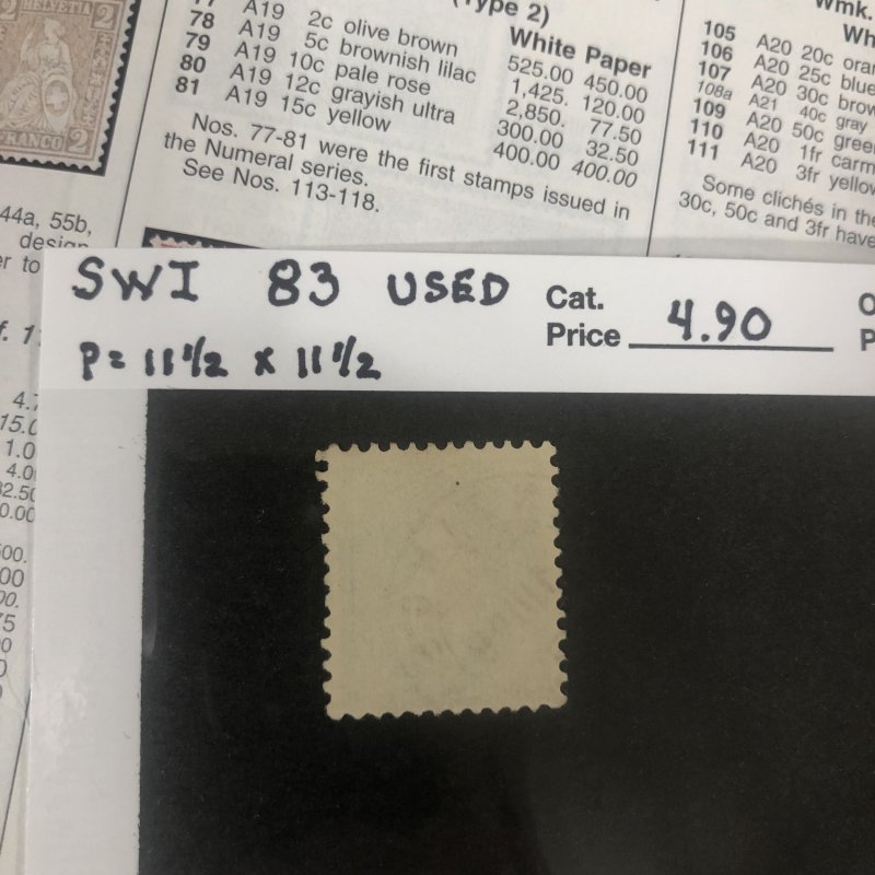 Switzerland 83 Used