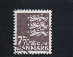 Denmark  Scott#  809  Used