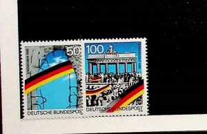 GERMANY Sc 1617-18 NH ISSUE OF 1990 - BERLIN WALL - (AF24)