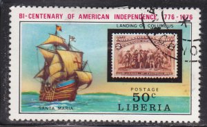 Liberia 708 American Revolution Bicentennial 1975