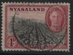 NYASALAND, 73, USED, 1945, TOBACCO ESTATE