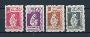 [104159] Costa Rica 1973 Postal tax children's village Christmas Madonna  MNH