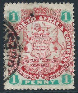 Rhodesia, Sc #27, 1d Used