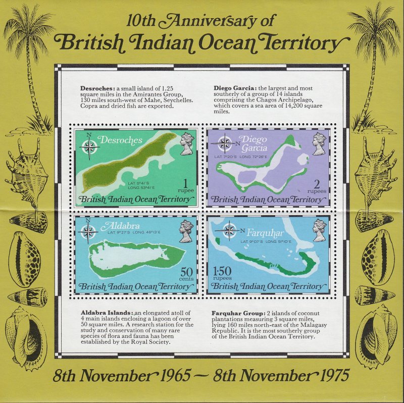 British Indian Ocean Territory 85a MNH