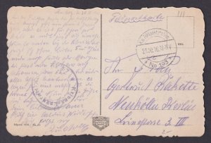 GERMANY 1916, Fieldpost postcard WWI from Lemberg (now Lviv Ukraine)