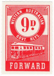 (I.B) Australia - Western Australia Railways : Parcels 9d