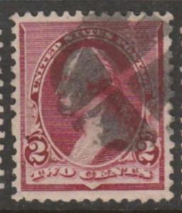 U.S. Scott #219d Washington Stamp - Used Single
