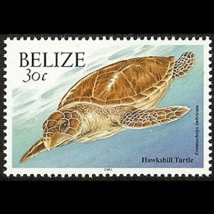 BELIZE 2003 - Scott# 1123a Turtle Dated 2003 30c NH