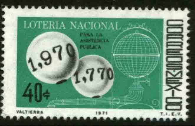 MEXICO 1031 Bicentenary of the National Lottery MNH