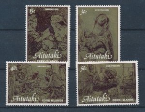 [116543] Aitutaki 1981 Christmas Art paintings Rembrandt  MNH