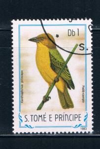Saint Thomas and Prince Is 728 Used Bird ur (GI0370)+