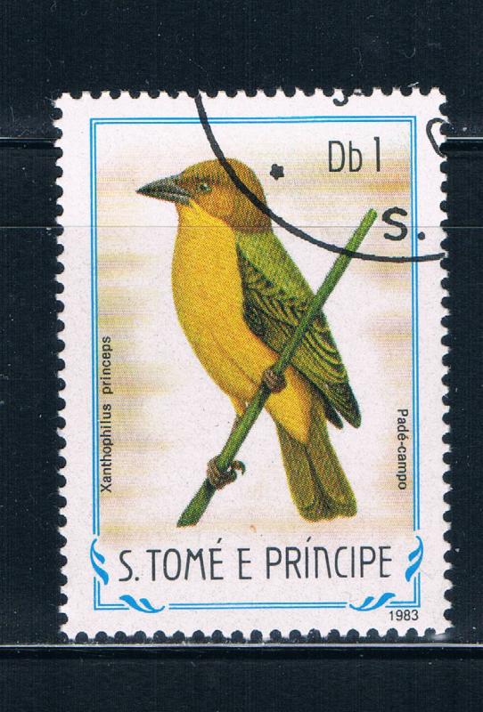 Saint Thomas and Prince Islands 728 Used Bird ur (GI0370)+