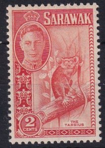 Sarawak 1950 Sc 181 KGVI 2c MNH