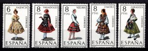 Spain 1971 Provincial Costumes, Set [Mint]
