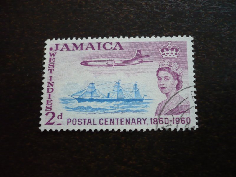 Stamps - Jamaica - Scott# 178 - Used Part Set of Stamp