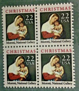 Commemorative Panel #297  Christmas, Moroni’s Madonna & Child #2367  22 c   1987