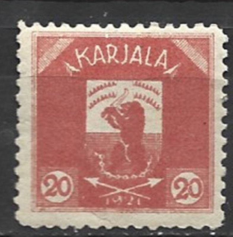 COLLECTION LOT 14811 KARELIA #3 MNH 1922 CV+$15