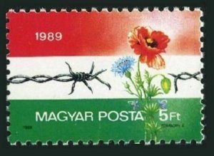 Hungary 3205,MNH.Mi 4052. Dismantling of the electronic surveillance system.1989