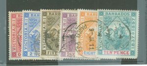 Barbados #83-88 Used Multiple