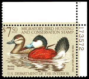 U.S. #RW48 MINT PL# SINGLE OG NH