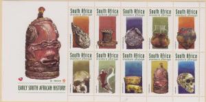 SOUTH AFRICA MNH Scott # 1064a Historical Artifacts Sheet (1 Sheet)