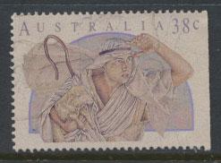 Australia SG 1309  Used  from booklet right margin imperf - Christmas