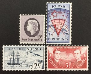 Ross Dependency 1967 #L5-8, Various Scenes, MNH, CV $57.