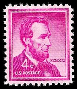 # 1036 MINT NEVER HINGED ABRAHAM LINCOLN
