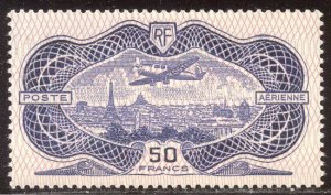 FRANCE #C15 Mint LH - 1936 Monoplane Over Paris