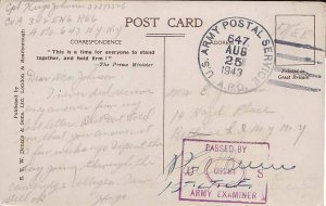 United States A.P.O.'s Soldier's Free Mail 1943 U.S. Army Postal Service, A.P...