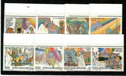 Vatican City Scott C75-82 Mint NH (Catalog Value $21.15)