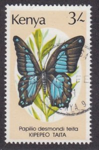 Kenya # 433, Butterflies, Used, 1/3 Cat.