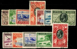 CAYMAN ISLANDS SG96-107, COMPLETE SET, FINE USED. Cat £200.