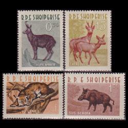 ALBANIA 1962 - Scott# 639-42 Animals Set of 4 NH