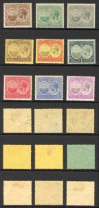 Bermuda SG59/67 Set of 9 Fresh Colour M/M Cat 120 pounds