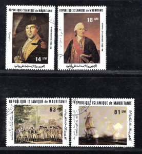 MAURITANIA SC# 487-90 FVF/CTO