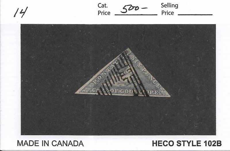 Cape of Good Hope Triangles, Sc #14, used (62893)