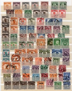 China: Lot Old Stamps Used & few Mint