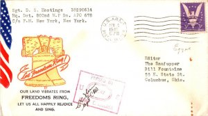 United States A.P.O.'s 3c Win the War 1945 U.S. Army, Postal Service A.P.O. 6...