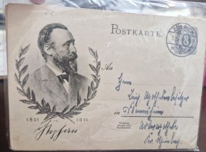 CMI) 1931. GERMANY. MECHANICAL POSTAGE. FIGURE. POSTCARD. SENT TO USA. XF