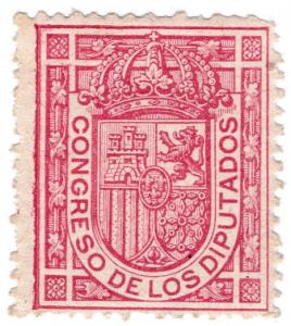 (I.B) Spain Colonial Postal : Congress of Deputies