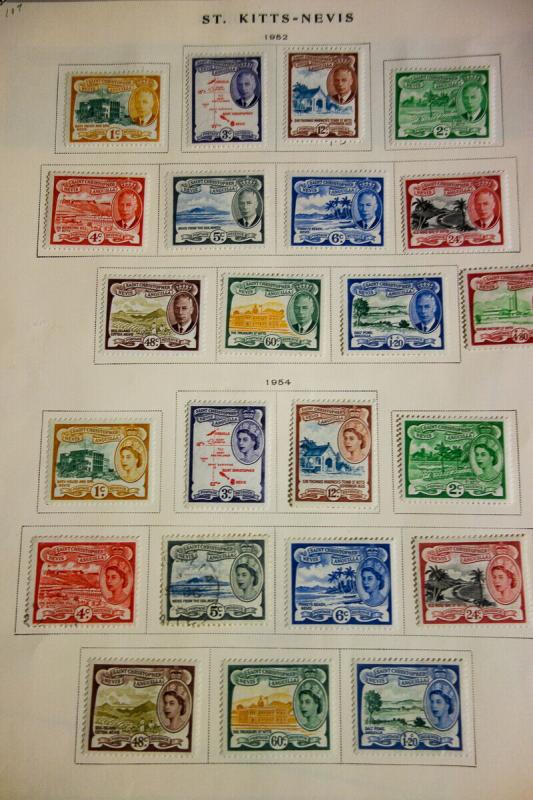 St Kitts Stamp Collection Mostly Mint Potent