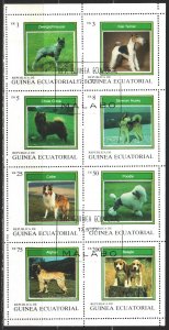Equatorial Guinea. 1977. Dogs. USED.