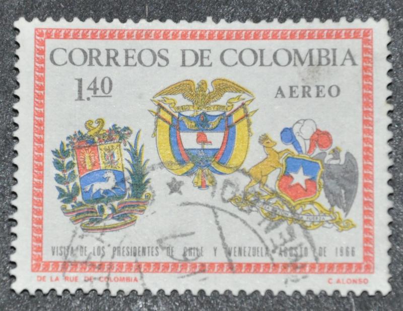 DYNAMITE Stamps: Colombia Scott #C485  USED