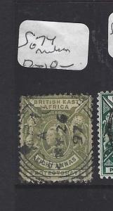 BRITISH EAST AFRICA   (PP2510B)  QV  8 A  SG 74  MOMBASA    VFU