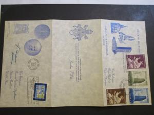 Vatican City / UN 1965 Cover Signed by Cardinal Spellman (Light Crease) - Z3603