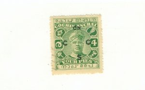 COCHIN -INDIA FEUDATORY STATE 010 USED  BIN $0.50